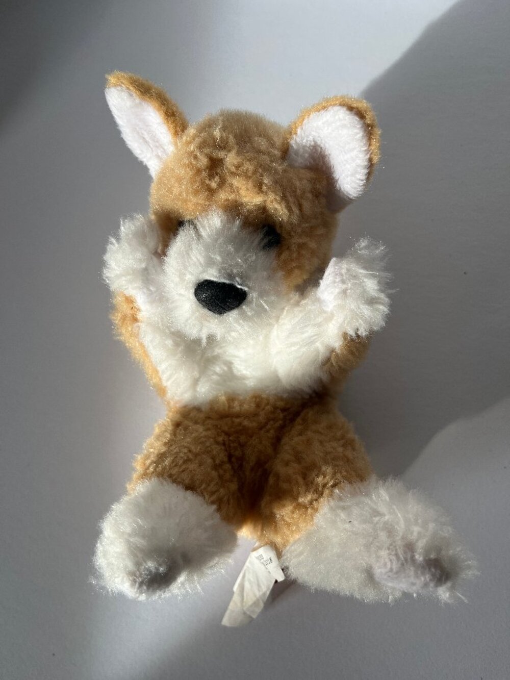 Douglas Corgi Plush Dog "Handful" Tan and White